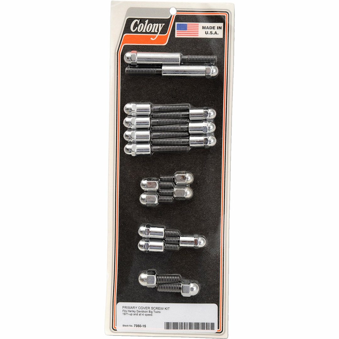 Skruvkit Primary Cover Acorn Krom Silver COLONY