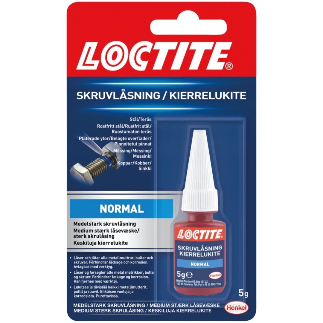 Skruvlåsning Normal 5g LOCTITE Beteckning: 362844