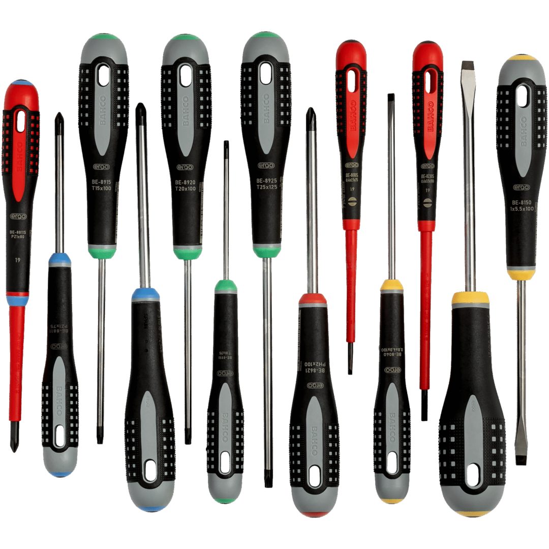 Skruvmejselsats Ergo XXL BAHCO 13 Delar PH/PZ/SP/TORX – bild 2