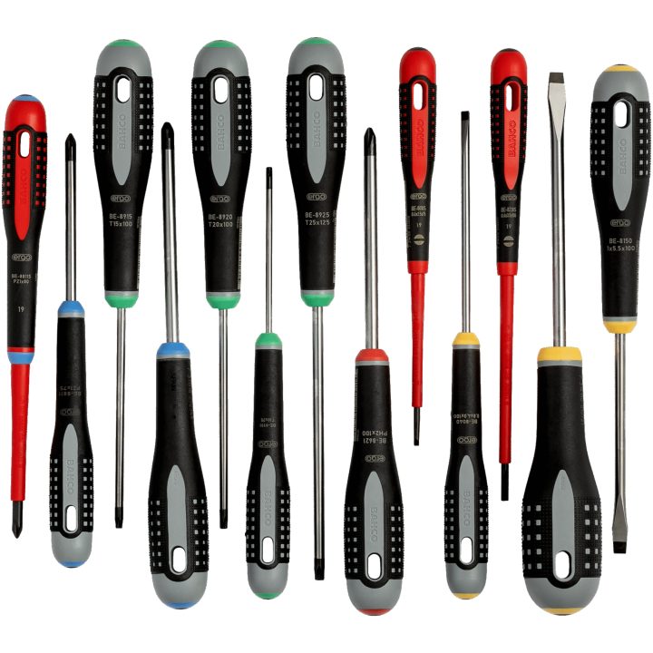 Skruvmejselsats Ergo XXL BAHCO 13 Delar PH/PZ/SP/TORX – bild 2