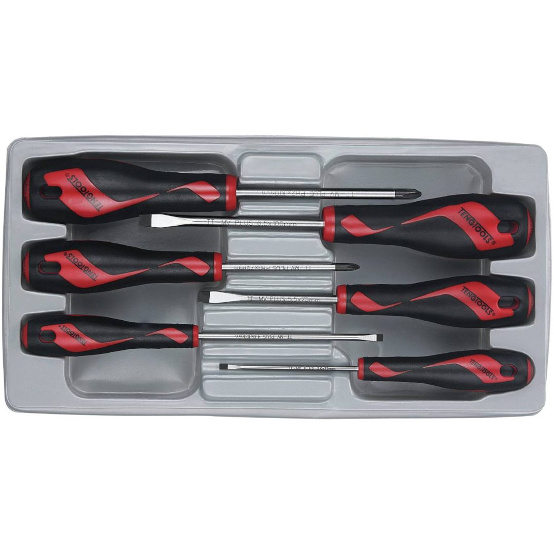 Skruvmejselsats MD906N3 Teng Tools SKRUVMEJSELSATS 6 DEL MD906N3
