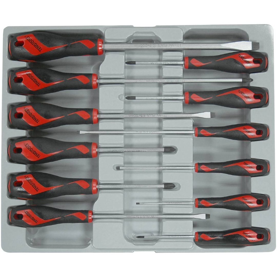 Skruvmejselsats MD912N Teng Tools SKRUVMEJSELSATS 12 DEL MD912N