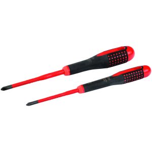 Skruvmejselset Ergo Isolerad 1000V/Slim 2-Pack BAHCO