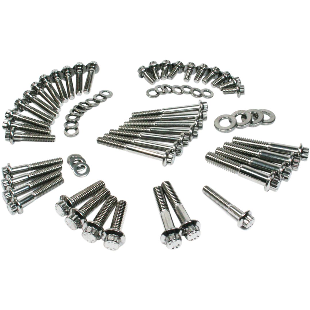 Skruvsats 12-Point Rostfritt Stål Silver FEULING PARTS