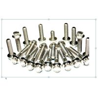 Skruvsats 12-Point Rostfritt Stål Silver FEULING PARTS