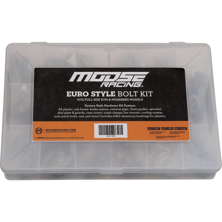 Skruvsats M1 Euro Grå MOOSE OFFROAD HARD-PARTS – bild 2