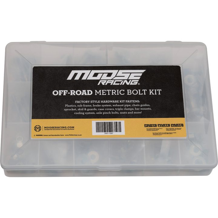 Skruvsats M1 Metric Grå MOOSE OFFROAD HARD-PARTS – bild 2