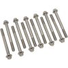 Skruvsats Motorblock Dress-Up Rostfritt Stål Polerad Silver FEULING PARTS – miniatyr 1