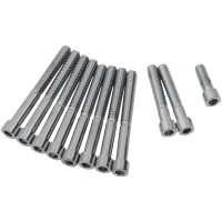 Skruvsats Primärkåpa Krom Silver DRAG SPECIALTIES