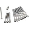 Skruvsats Primärkåpa Krom Silver DRAG SPECIALTIES – miniatyr 2