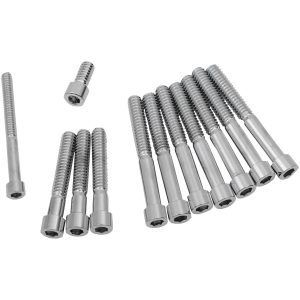 Skruvsats Primärkåpa Krom Silver DRAG SPECIALTIES