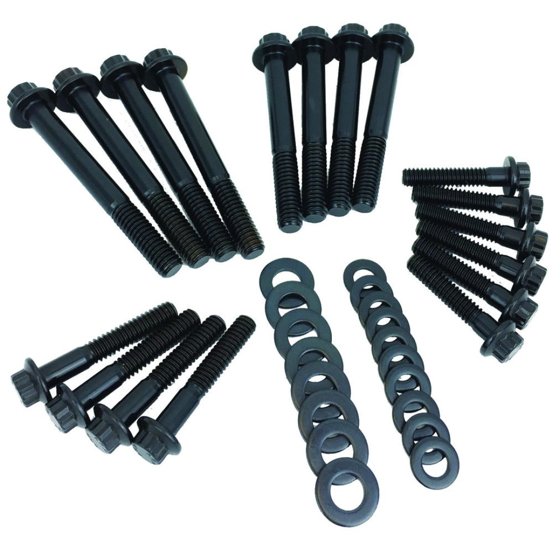 Skruvsats Rocker Box 12-Point Svart FEULING PARTS