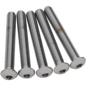 Skruvset Button Head Krom Polerad DRAG SPECIALTIES