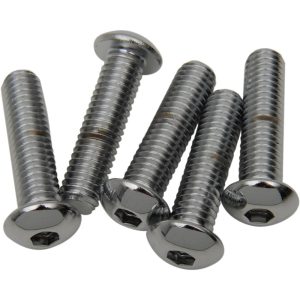 Skruvset Button Head Krom Polerad DRAG SPECIALTIES