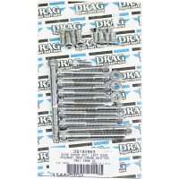 Skruvset Primärkåpa Vänster Krom Silver DRAG SPECIALTIES
