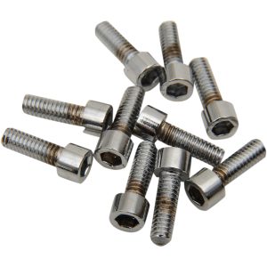 Skruvset Replacement Socket-Head Krom Polerad Silver DRAG SPECIALTIES
