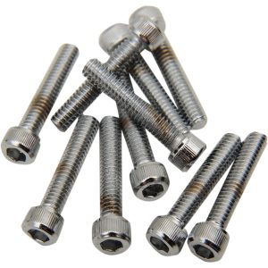 Skruvset Replacement Socket-Head Krom Polerad Silver DRAG SPECIALTIES