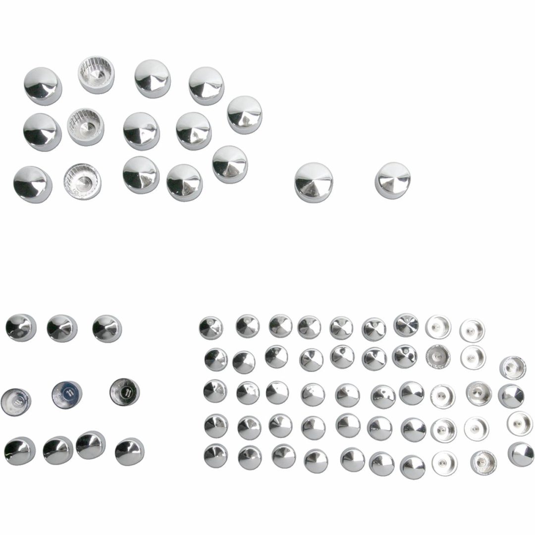 Skruvskyddskit Standard Krom Silver DRAG SPECIALTIES