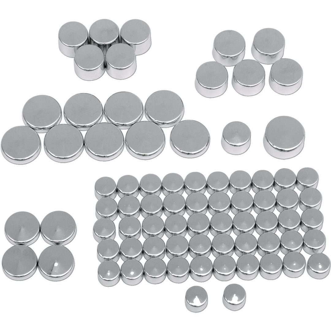 Skruvskyddskit Standard Krom Silver DRAG SPECIALTIES