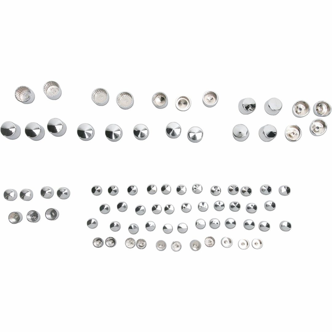 Skruvskyddskit Standard Krom Silver DRAG SPECIALTIES