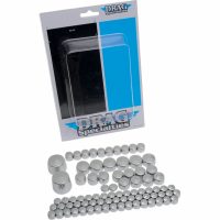 Skruvskyddskit Standard Krom Silver DRAG SPECIALTIES