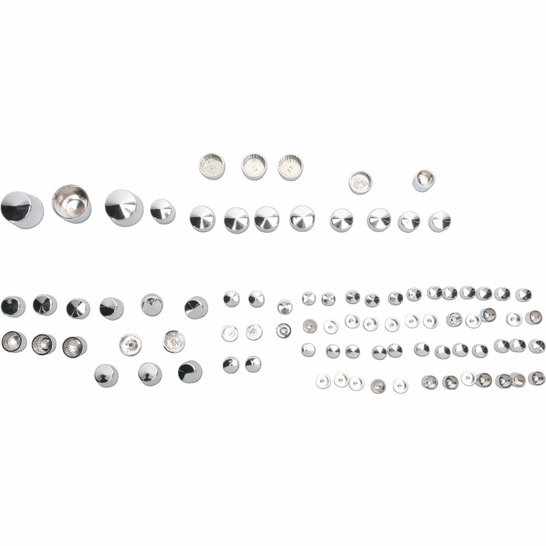 Skruvskyddskit Standard Krom Silver DRAG SPECIALTIES