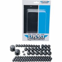 Skruvskyddskit Standard Svart Naturlig DRAG SPECIALTIES