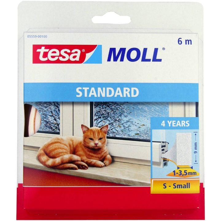 Skumlist I-List Vit TESA TÄTNINGSLIST 5559 4X9MM 6M – bild 2