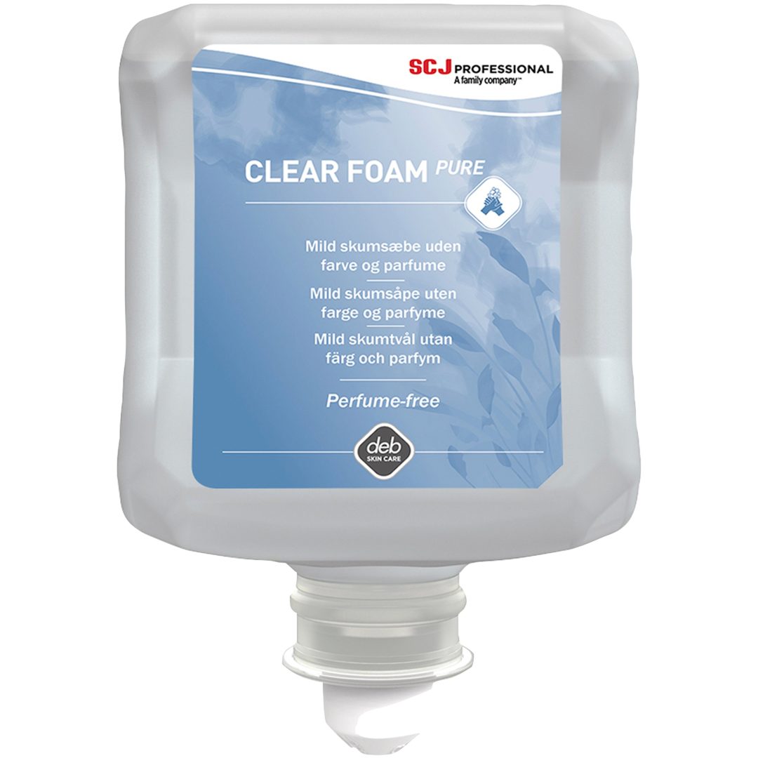 Skumtvål Clear Foam Pure Deb