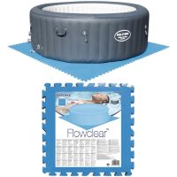 Skydd för poolgolv 8 st blå 58220 Bestway