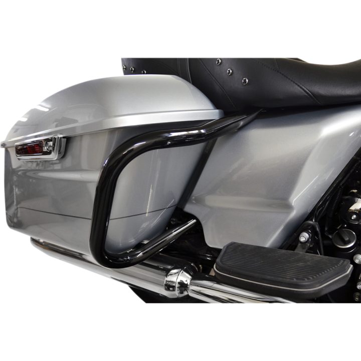 Skyddsbågar Big Buffalo Svart Pulverlackerad Stål DRAG SPECIALTIES GUARD RR BAG 2014 FL BLK – bild 2