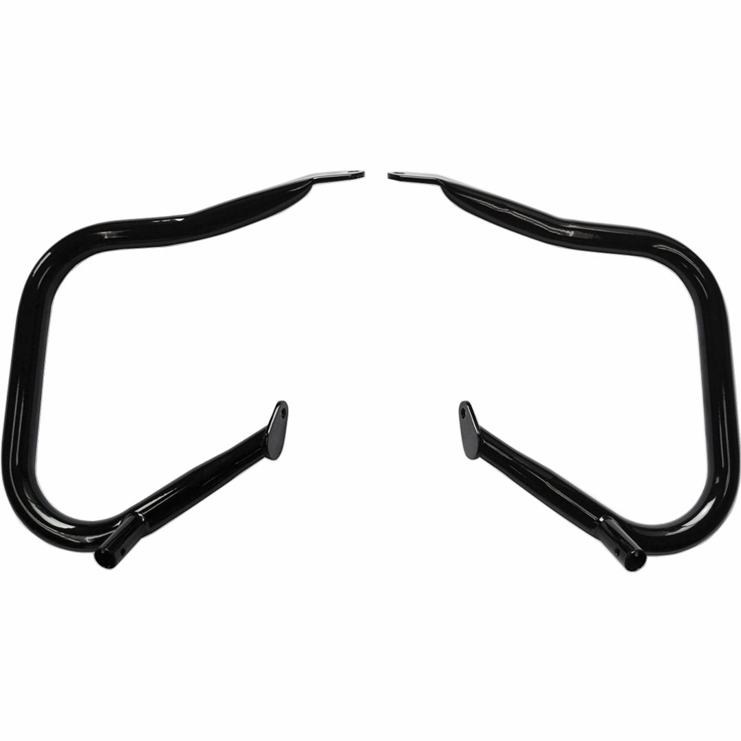 Skyddsbågar Big Buffalo Svart Pulverlackerad Stål DRAG SPECIALTIES GUARD RR BAG 2014 FL BLK