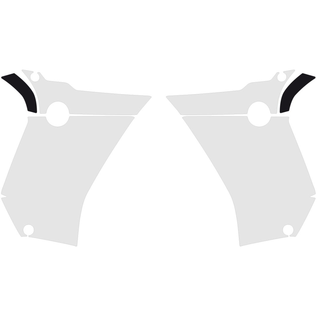Skyddsdekal Scratch Saver Svart/klar UNIRACING Repskydd – bild 5