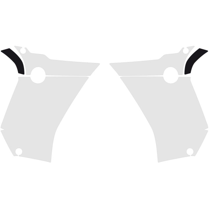 Skyddsdekal Scratch Saver Svart/klar UNIRACING Repskydd – bild 5