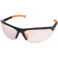 Skyddsglasögon, UV-skydd, EN166, Svart/orange MALMBERGS