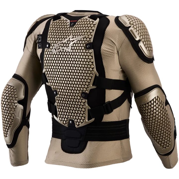 Skyddsjacka Bionic Action V3 Textil Aluminium Svart Neonröd Alpinestars s – bild 2