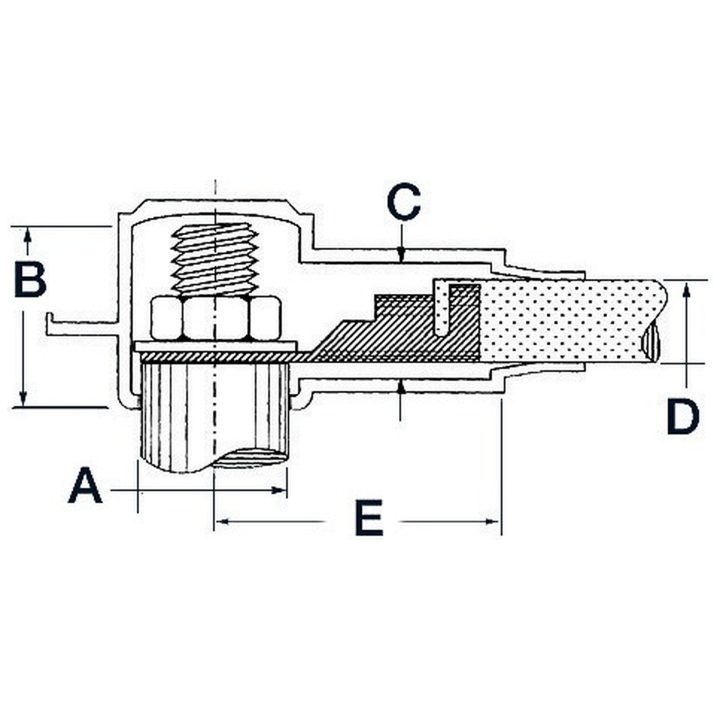Skyddskåpa Röd 20 mm Osculati – bild 2