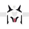 Skyddskit Scratch Saver Svart/klar/röd/vit UNIRACING Repskydd – miniatyr 6