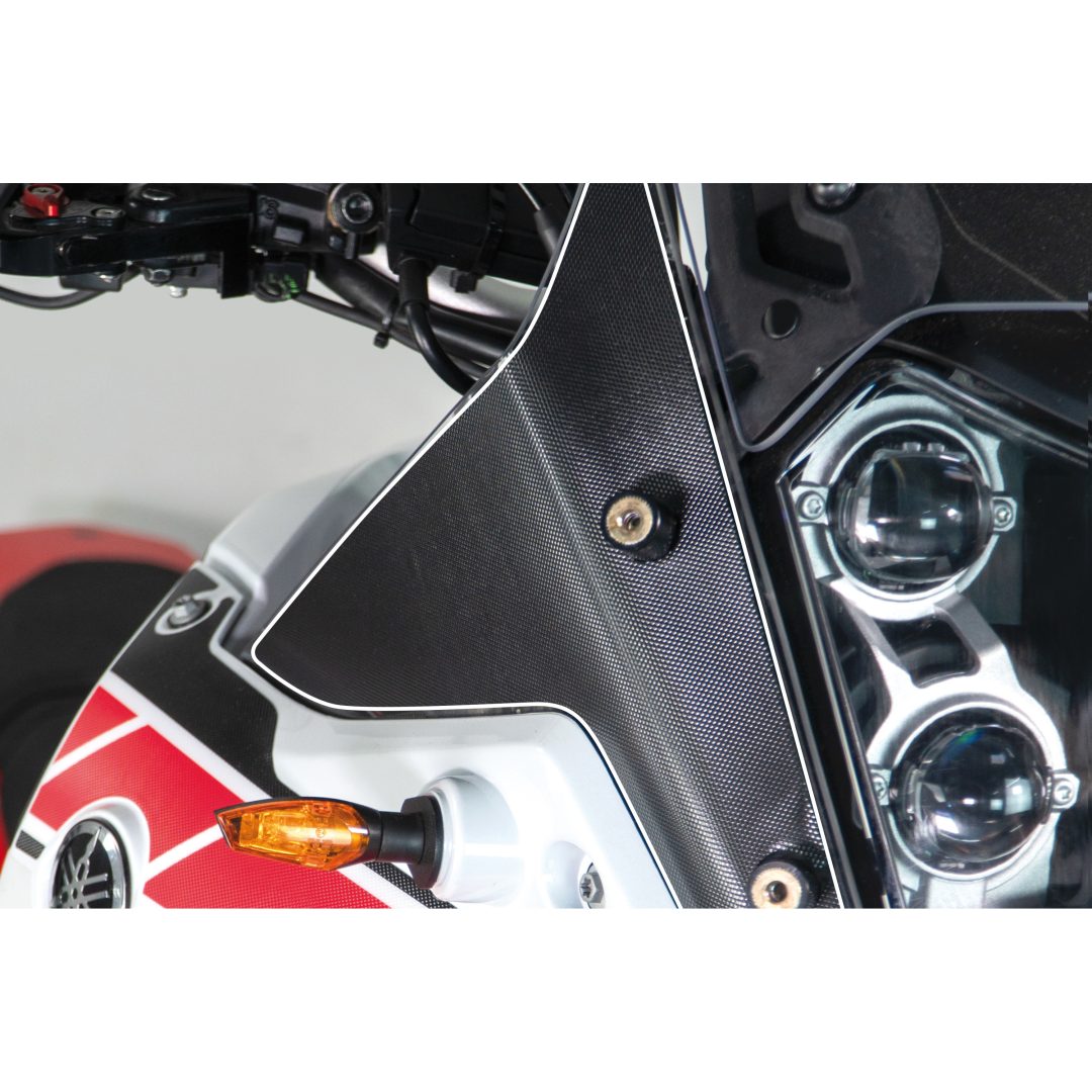 Skyddskit Scratch Saver Svart/klar/röd/vit UNIRACING Repskydd – bild 5