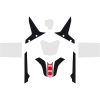 Skyddskit Scratch Saver Svart/klar/röd/vit UNIRACING Repskydd – miniatyr 2