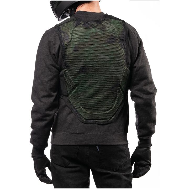 Skyddsväst Softcore Svart/Grön Camo ICON Small/Medium – bild 5