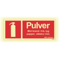 SKYLT BRAND PULV EFL 250X100MM