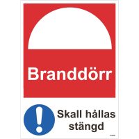 SKYLT BRANDD SKA PLA 210X297MM