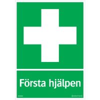Skylt Första Hjälpen 210x297 Pl SYSTEMTEXT