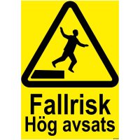 SKYLT HÖG AVSAT PLA 210X297MM