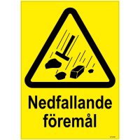 SKYLT NEDF FÖREM PLA 210X297MM