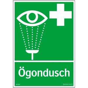 Skylt ögondusch 210x297 Pl SYSTEMTEXT