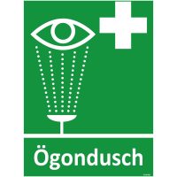 SKYLT ÖGONDUSCH PLA 210X297MM
