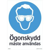 Skylt ögonskydd 210x297 Pl Tr SYSTEMTEXT
