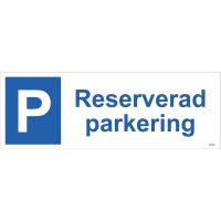SKYLT RESERV PARK AL 420X148MM